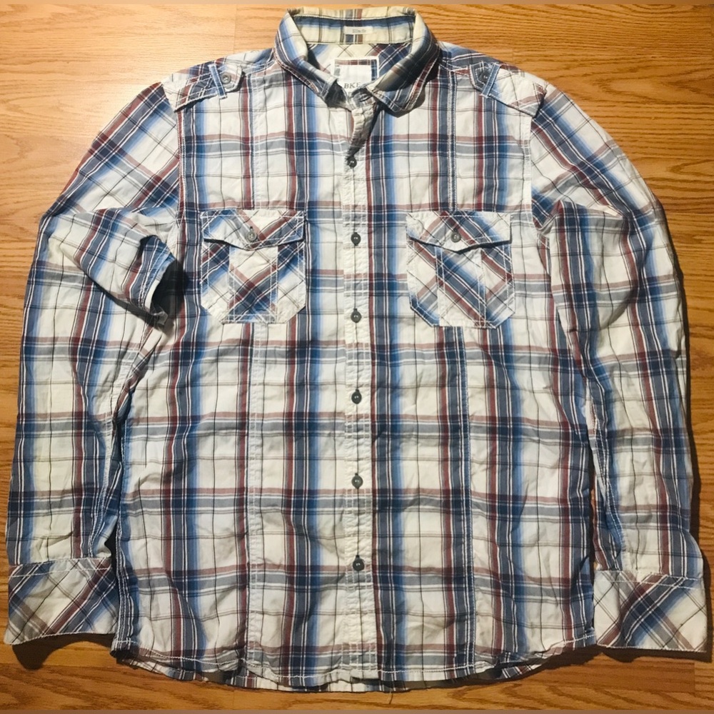Buckle Black BKE Button Down shirt M Slim - Picture 1 of 9